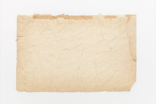 Free Brown Crumpled Paper Stock Photo