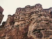 Low Angle Shot of Mehrangarh Fort