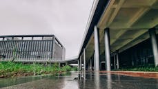 Ground Level Shot of an Urban Area