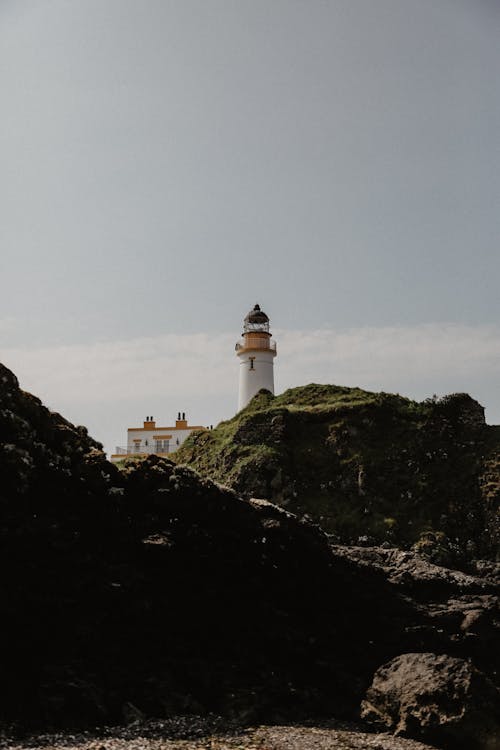 Free A Picturesque Shot of the Turnberry Lighthouse Stock Photo