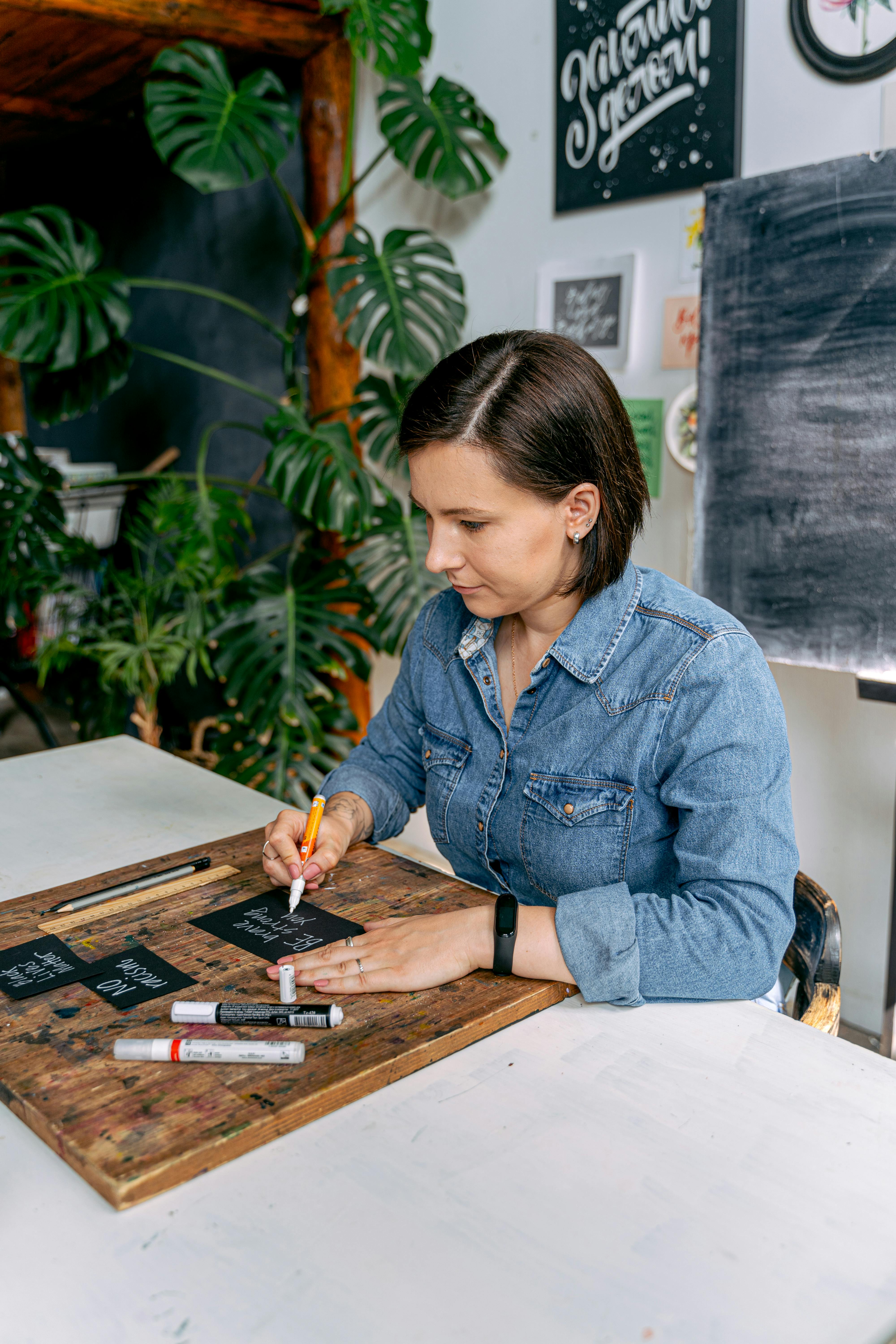 A Student at an Art School · Free Stock Photo