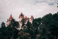 Bran Castle behind Trees