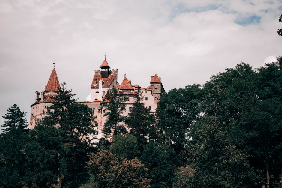 The iconic Bran Castle in Romania, also known as Dracula's Castle