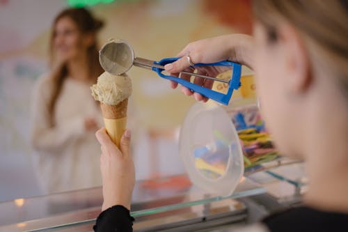 Fotos de stock gratuitas de bola de helado, cono, delicioso