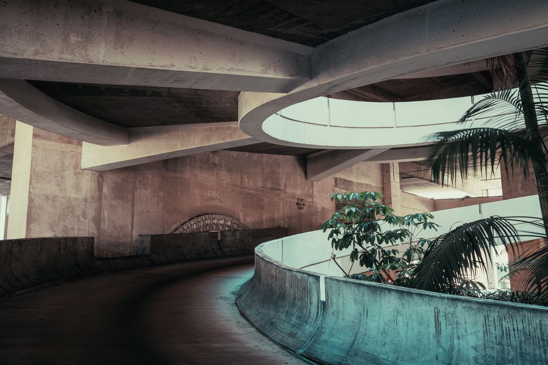Spiral Ramp of a Parking Lot · Free Stock Photo