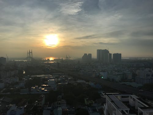 Free stock photo of early sunrise, hcmc, saigon Stock Photo