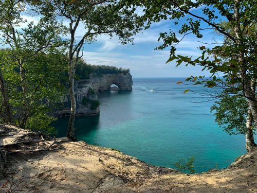 Free stock photo of beautiful nature, blue sky, cave Stock Photo