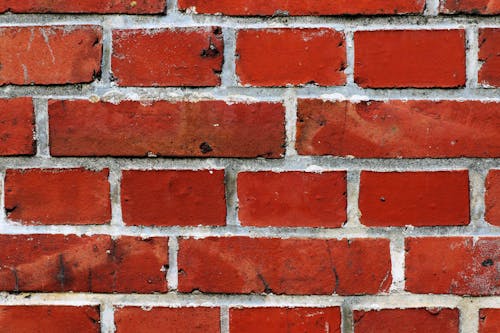 Free Red Brick Wall Stock Photo