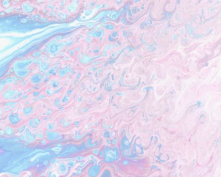 Soft pastel marbling design with blue and pink hues, perfect for aesthetic backgrounds.