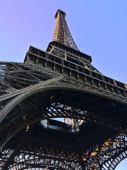 Free Low-Angle Shot of Eiffel Tower Stock Photo