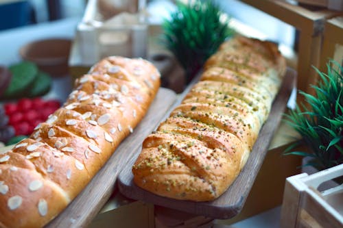 Close-Up Shot of Breads