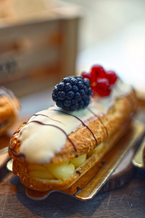 Close-Up Shot of a Croissant