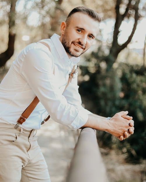 Elegantly Dressed Man Smiling 