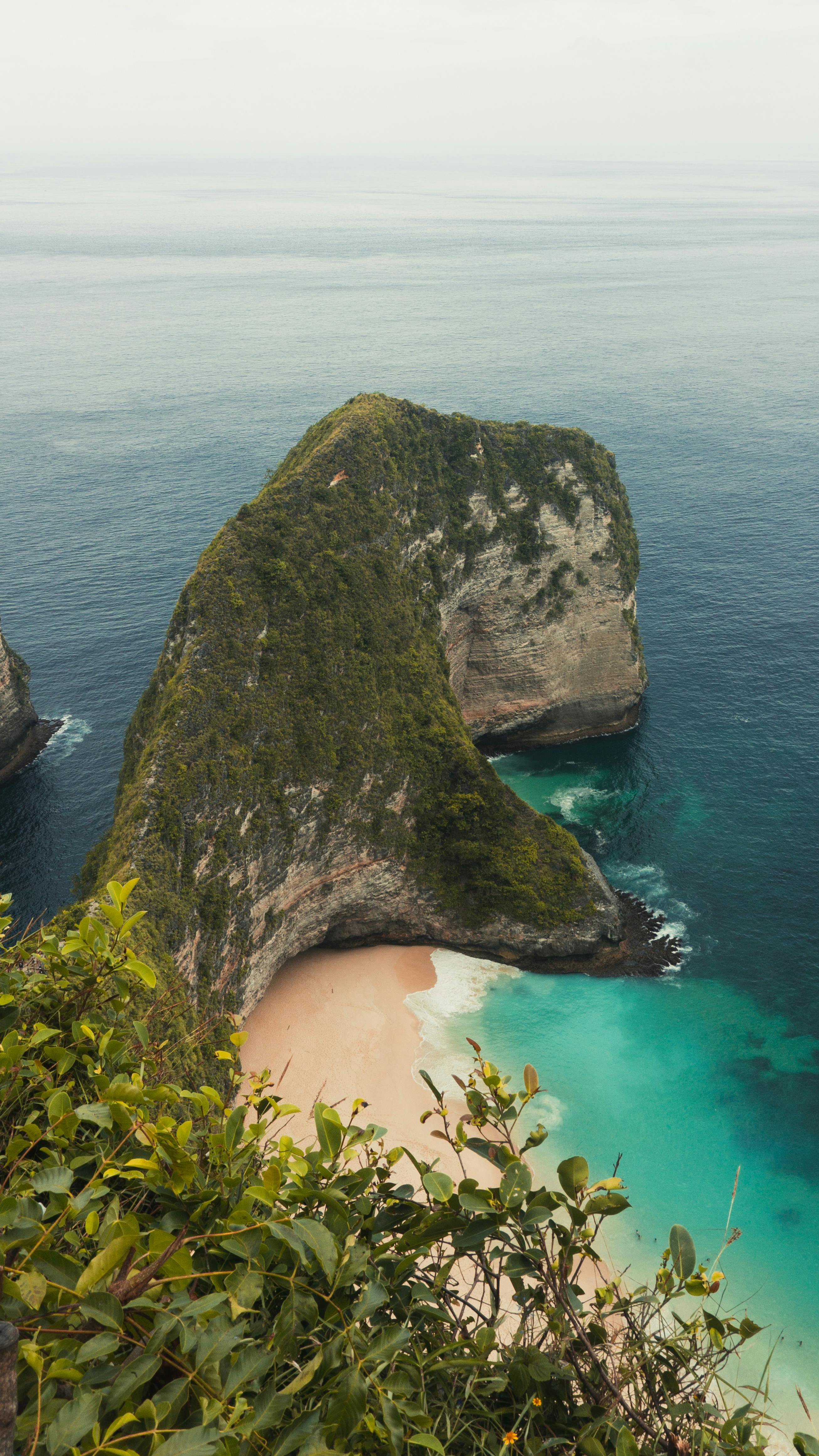 High Angle Shot of Nusa Penida in Bali, Indonesia · Free Stock Photo