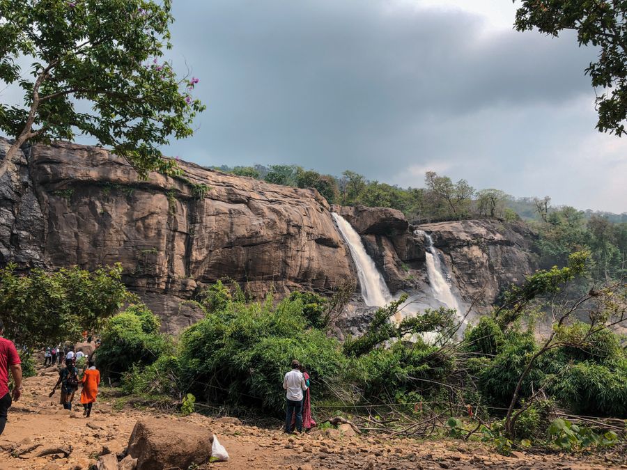 The waterfall at Athirappilly