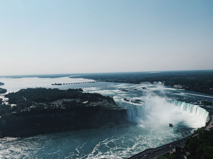 Niagara Falls helicopter tour aerial view