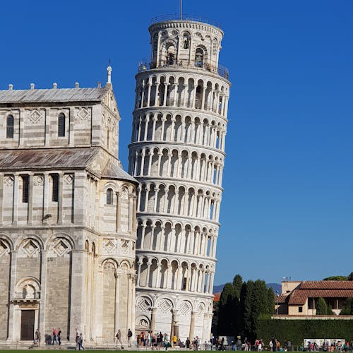 Exterior of the Leaning Tower of Pisa