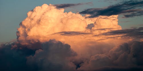 Бесплатное стоковое фото с Аэрофотосъемка, белые облака, небо