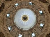 Brown and White Dome Ceiling