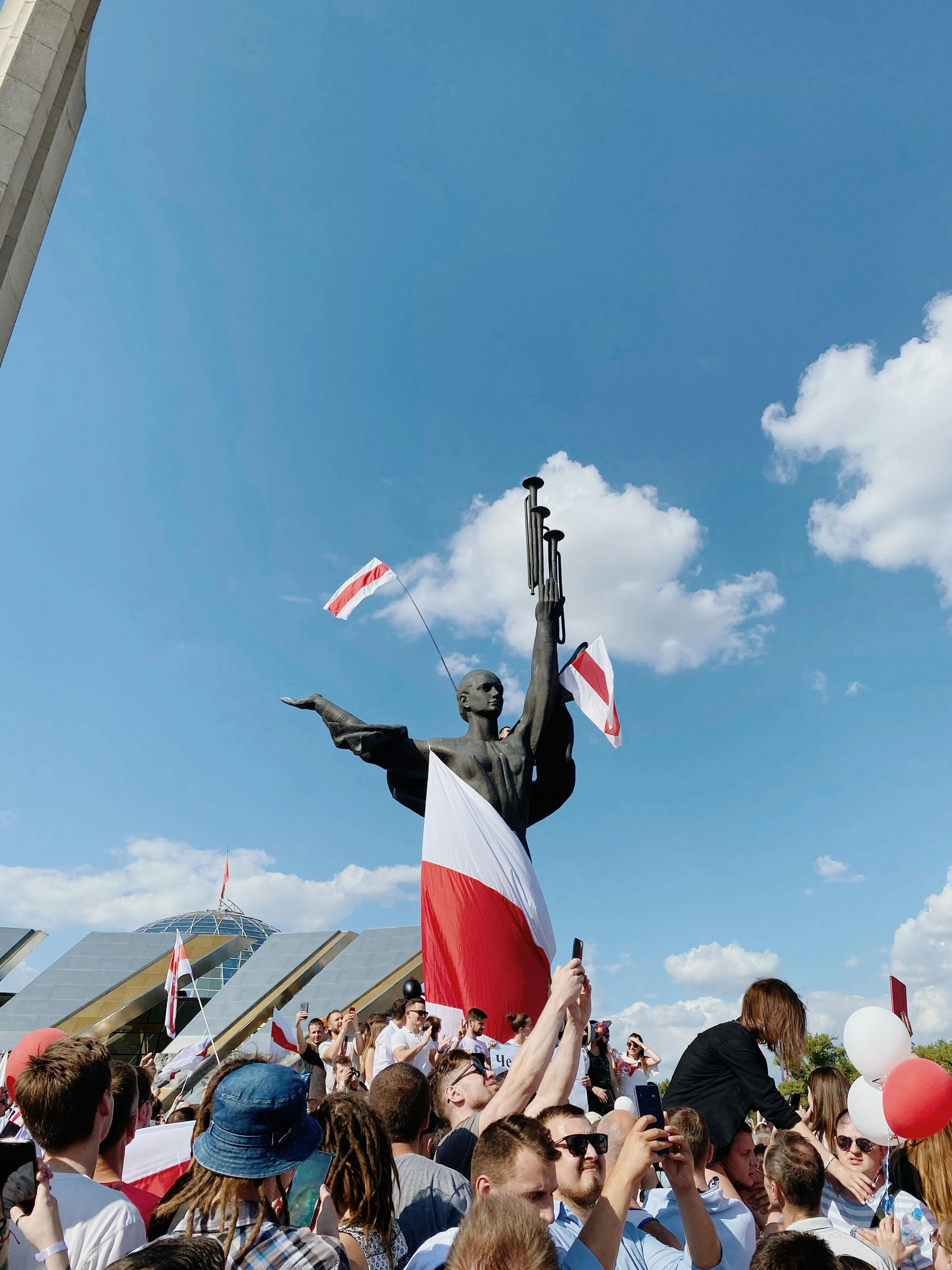 protesters in belarus