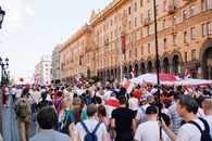Protesters in Belarus