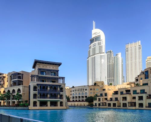 Ilmainen kuvapankkikuva tunnisteilla arkkitehtuuri, Dubai, highrise