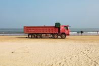 Truck on Sandy Beach