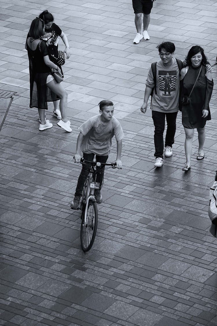 Boy On Bicycle