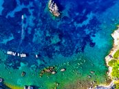 Aerial View of Boats on Sea
