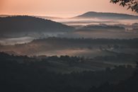 Green Trees on Mountain