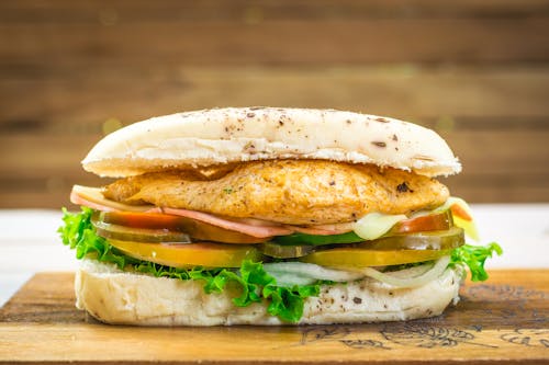 Kostenloses Stock Foto zu belegtes brot, essen, essensfotografie