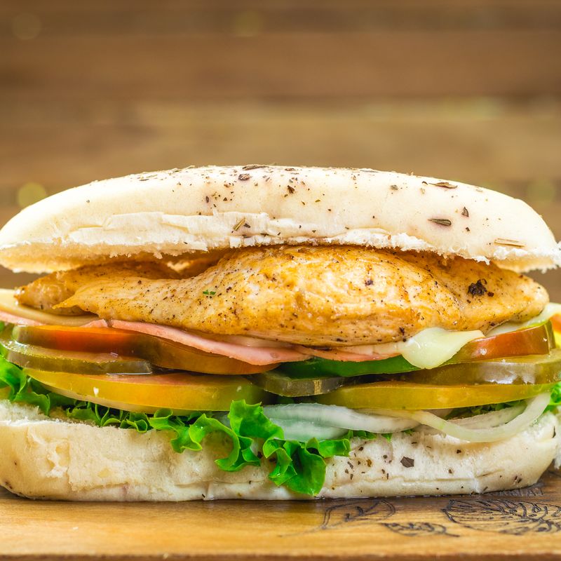 Quick Mediterranean Falafel Chicken Burgers