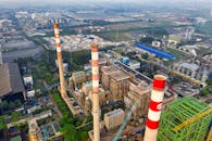 Aerial View of City Buildings