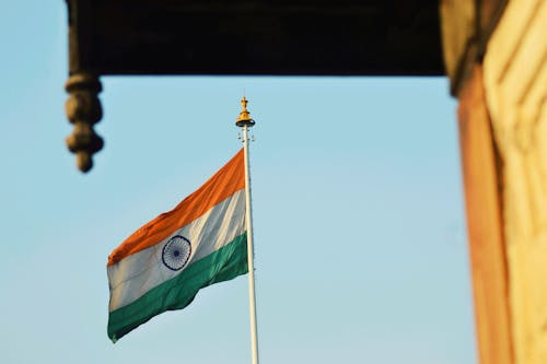 インドの旗, インド共和国記念日, インド独立記念日の無料の写真素材