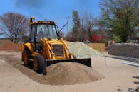 Yellow Loader at Construction Site