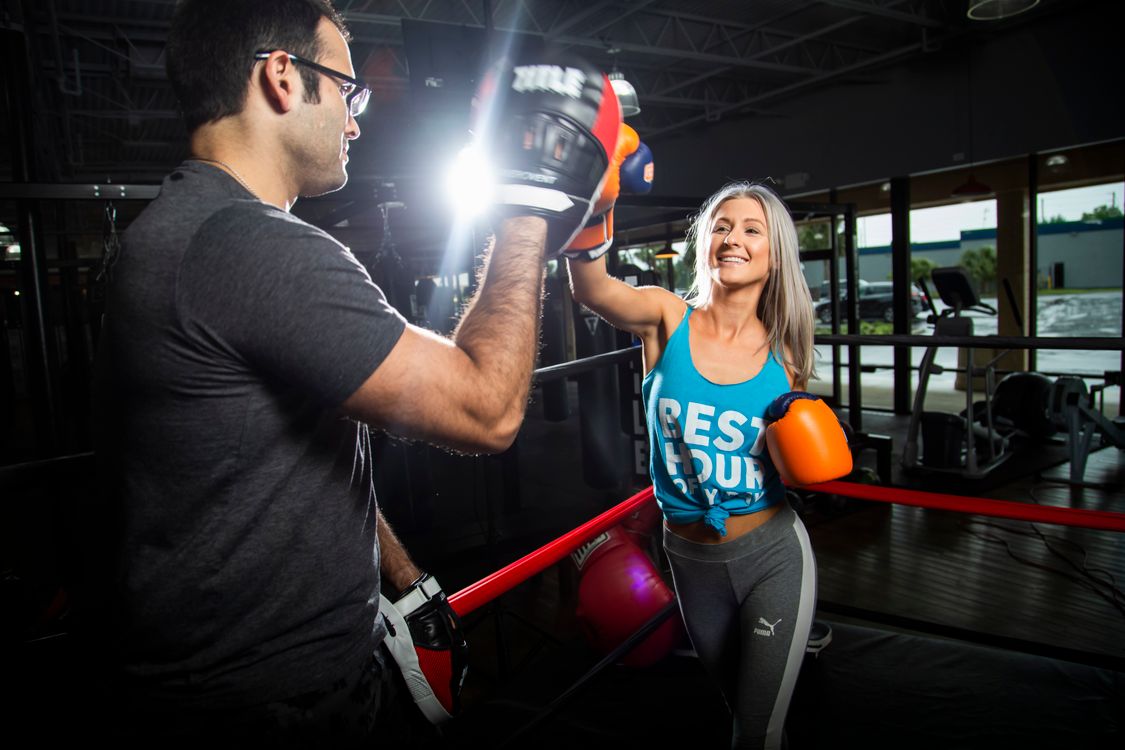 Woman Training Boxing · Free Stock Photo