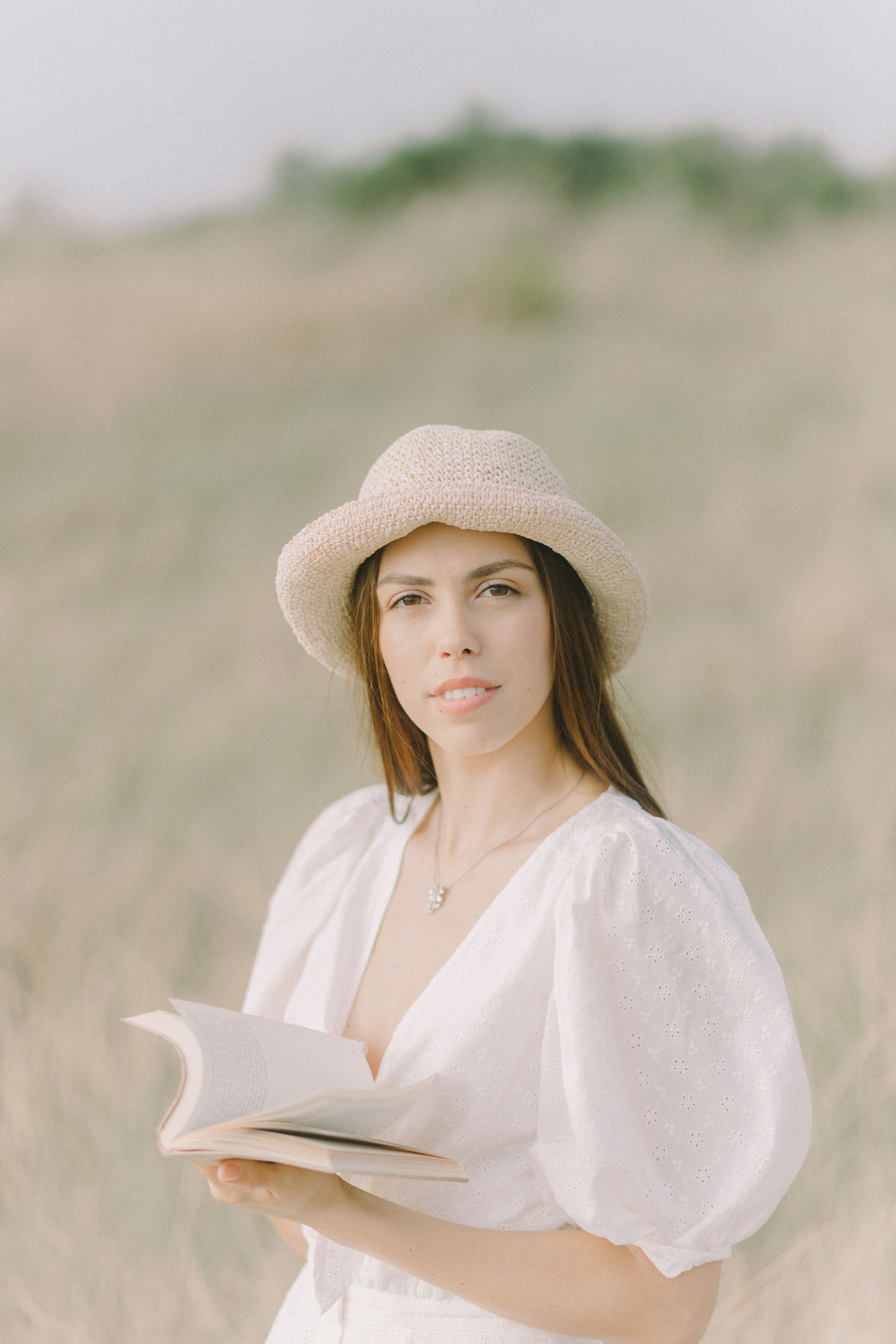Woman in White Dress Shirt Looking at the Camera · Free Stock Photo