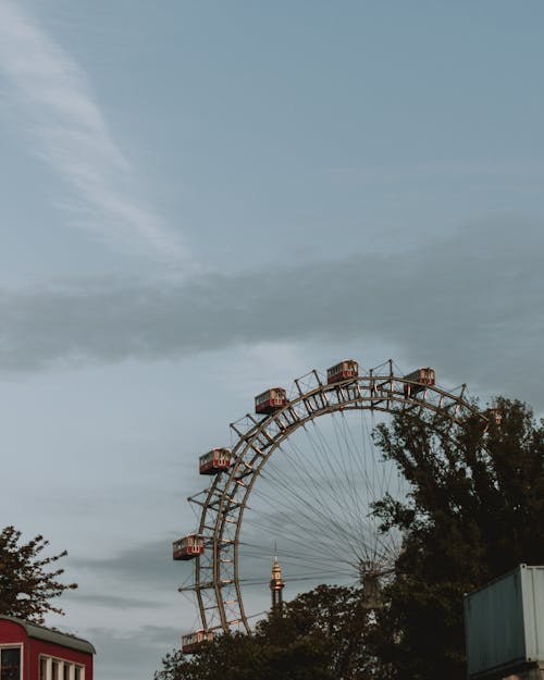 Ferris wheel in amusement park