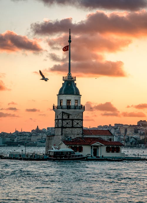 A Tower at Sunset