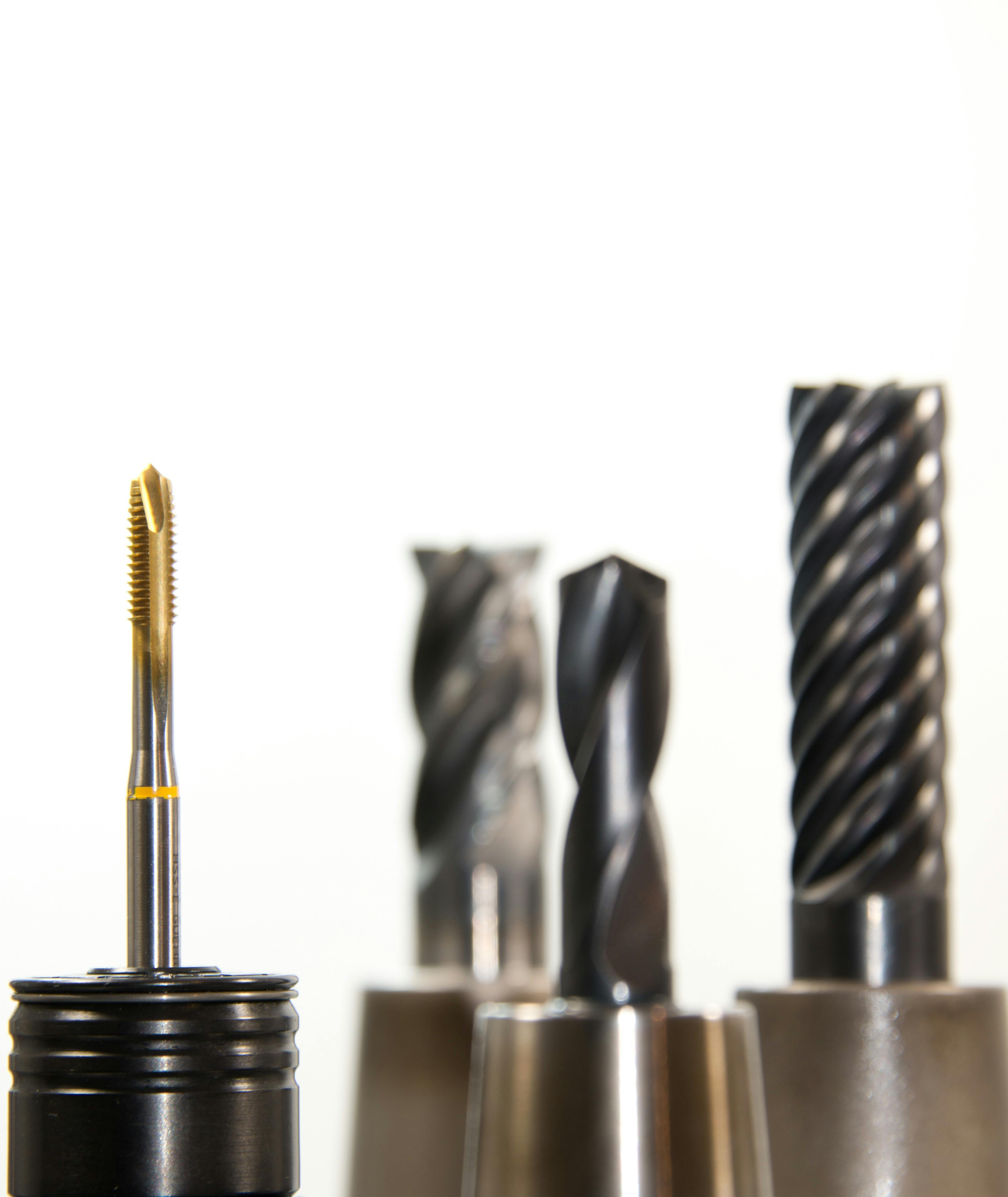 Selective Photo on Gold and Silver Drill Bit