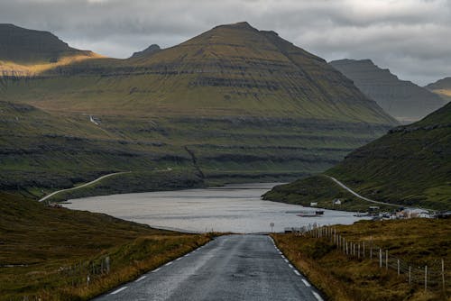 Foto d'estoc gratuïta de carretera, descoratjador, fiord