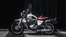 Red and Black Cruiser Motorcycle
