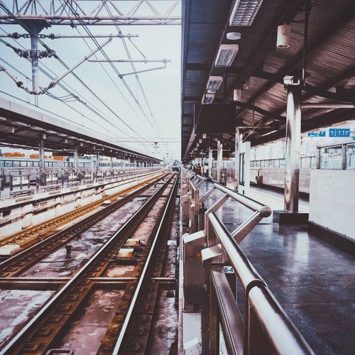 Free Modern railway station platform in Baoshan District, Shanghai, China, showcasing transportation infrastructure. Stock Photo