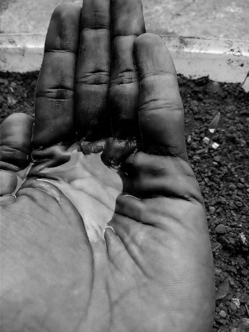 Free stock photo of black, black hands, handful