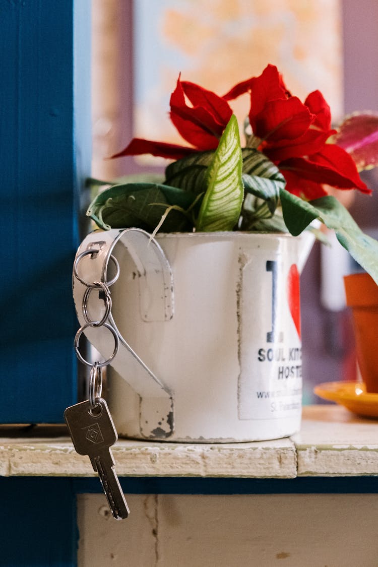 A Key On A Mug Handle