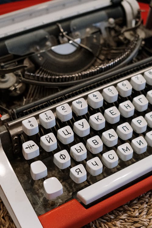Close up of a Typewriter 