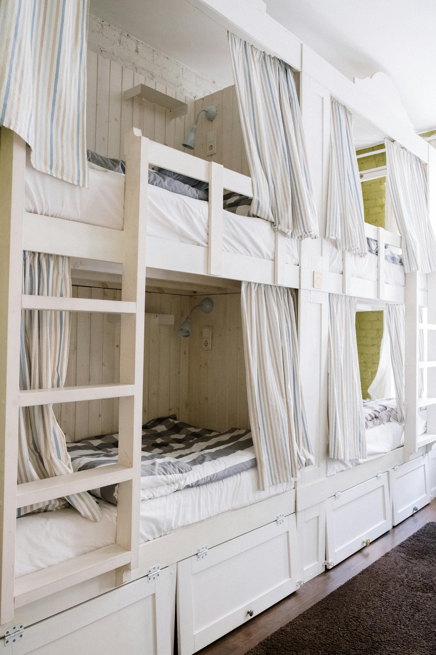 White and Brown Wooden Bunk Bed · Free Stock Photo