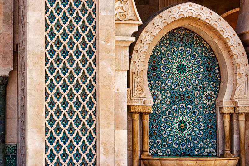 Moroccan architecture detail