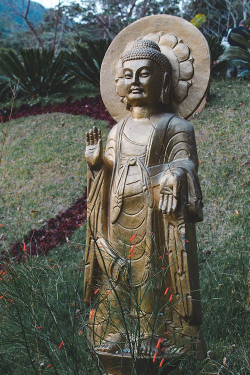 Foto stok gratis Agama Buddha, Budha, emas
