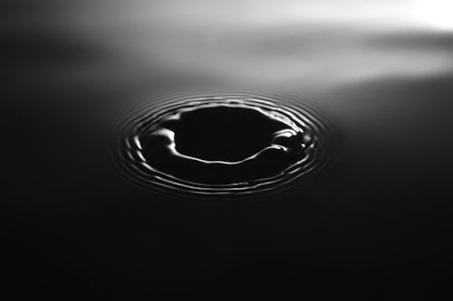 Ingyenes stockfotó fekete-fehér, fodrozódás, víz témában Stockfotó